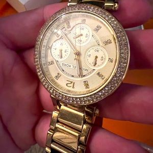 Gold Michael kors watch